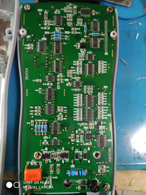 拆修同惠手持电桥th2821液晶屏缺字